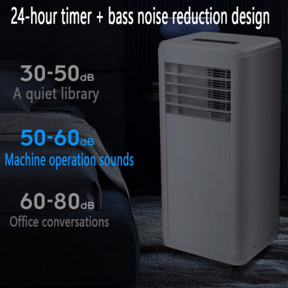 GENERIC Climatiseur Portable Avec Télécommande, Déshumidificateur à Refroidissement Rapide, Mode Veille Silencieuse, Kit De Fenêtre Inclus, Ventilateur De Refroidissement Oscillant à 120° Pour Une Utilisation