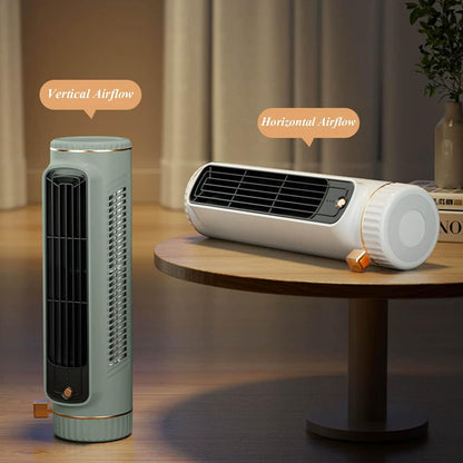 GENERIC Ventilateur Portable Sans Pales Avec Vent à 3 Vitesses, Ventilateur De Bureau Pour Bureau, Chambre, Extérieur, Utilisation Horizontale Ou Verticale