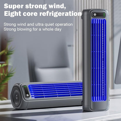  DAZZLEEX Ventilateur De Climatiseur Portable, Unité Murale, Ventilateur De Bureau Autonome Avec 3 Réglages De Vitesse, Batterie Rechargeable De 2000 MAh, 12 Heures D'autonomie, Pour La Maison, Le