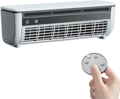  Ventilateur Rafraîchissant, Ventilateur Climatiseur Portable 3 Vitesses Avec Chargeur Inclus, Rafraîchisseur D'Air Pour Chambre, Cuisine, Intérieur Et Extérieur, Refroidissement Rapide (Blanc)
