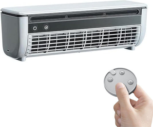  Ventilateur Rafraîchissant, Ventilateur Climatiseur Portable 3 Vitesses Avec Chargeur Inclus, Rafraîchisseur D'Air Pour Chambre, Cuisine, Intérieur Et Extérieur, Refroidissement Rapide (Blanc)