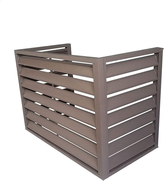 GENERIC Housse De Protection En Aluminium Pour Climatiseur D'extérieur - Protection Contre Les Intempéries - Pour Pompe à Chaleur - Ajustement Universel