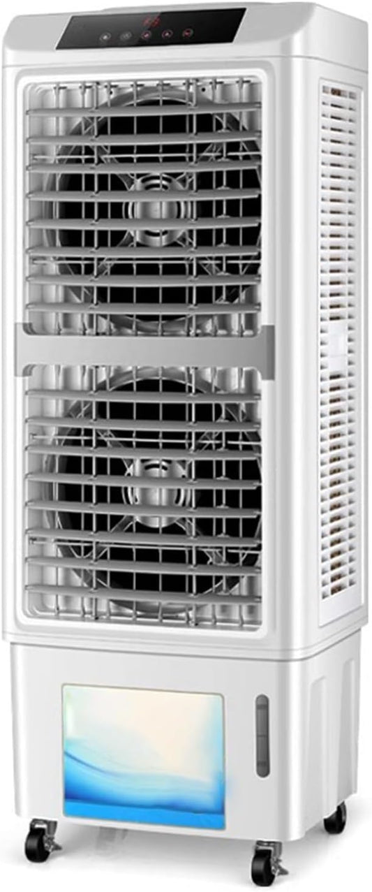 GENERIC Refroidisseur Par évaporation Portable, Refroidisseur D'air De Marais à 3 Vitesses Avec Roues Universelles Et Réservoir D'eau Pour Terrasse, Cour Et Utilisation En Usine
