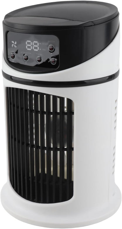  Alomejor USB Portable Climatiseur Ventilateur évaporatif Mini Refroidisseur D'air Minuterie Bureau Ventilateur De Refroidissement Pour Bureau 9.4x5.7in