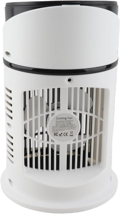  Alomejor USB Portable Climatiseur Ventilateur évaporatif Mini Refroidisseur D'air Minuterie Bureau Ventilateur De Refroidissement Pour Bureau 9.4x5.7in