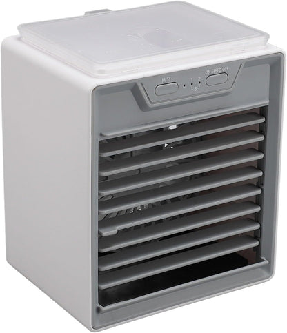  Ventilarice De RefroidIlement De Climatiseur Portable, RefroidSeuseur D'Air Par évaporation Avec 2 Niveaux De Brume, Minuterie 1/2/4 H, Pour Chambre à Cuchemer, Bureau, Voiture