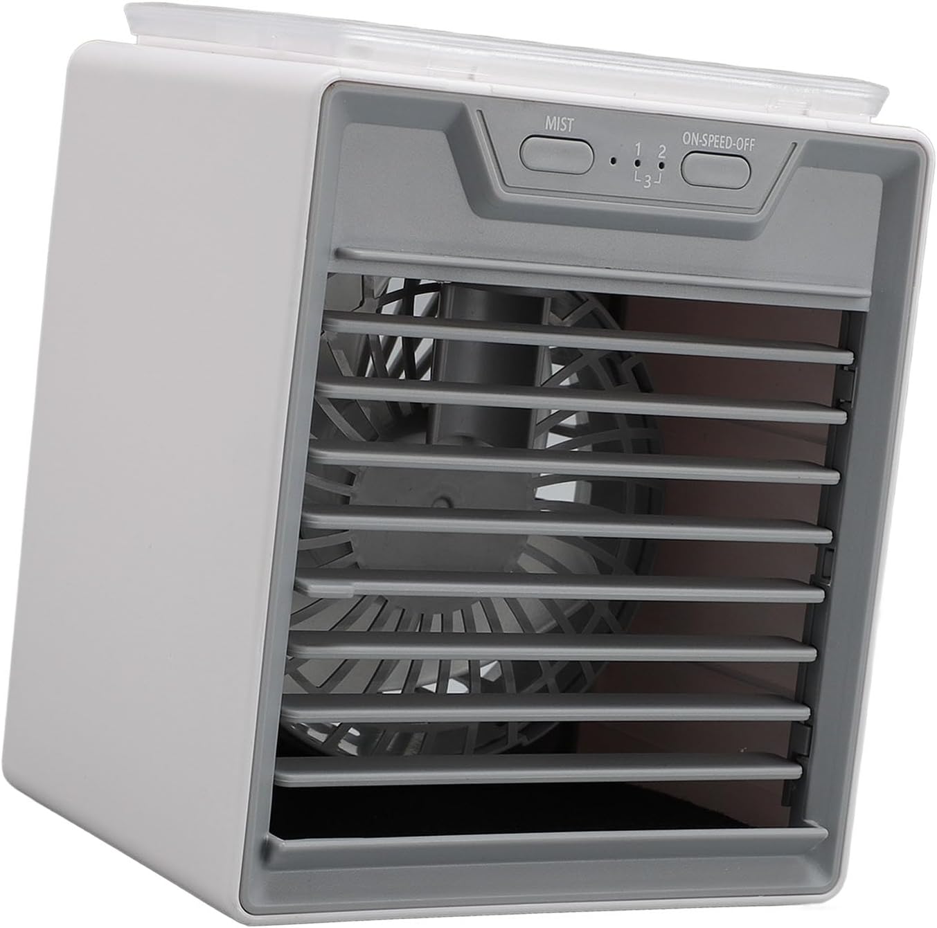  Ventilarice De RefroidIlement De Climatiseur Portable, RefroidSeuseur D'Air Par évaporation Avec 2 Niveaux De Brume, Minuterie 1/2/4 H, Pour Chambre à Cuchemer, Bureau, Voiture