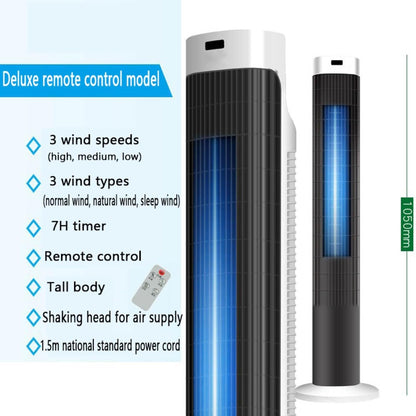  Climatiseur Portable, Ventilateur Tour Silencieux Avec Air Froid, 3 Vitesses Et 3 Modes, Refroidisseur Oscillant à 80° Sans Pales Pour Chambre à Coucher, Bureau à Domicile