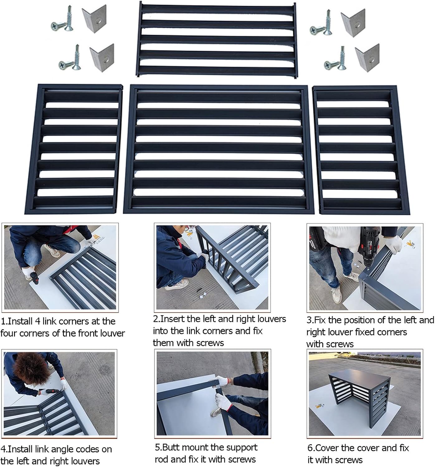  Housse De Protection Pour Climatiseur Extérieur, Anti-vol, Protection Contre Les Intempéries, Protection Contre Les Intempéries Pour Unités Extérieures