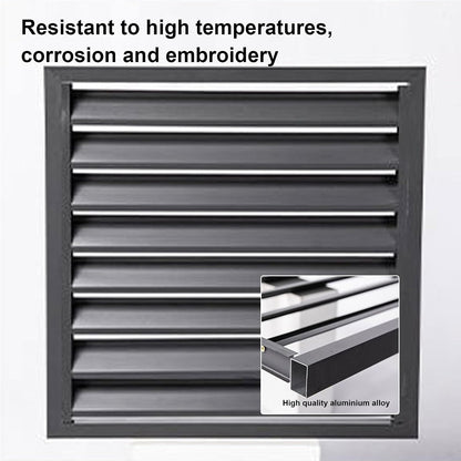 GENERIC Housse Décorative Pour Climatiseur Extérieur En Aluminium Pour Pompe à Chaleur - Protection Contre Les Intempéries Pour Systèmes CVC Domestiques.