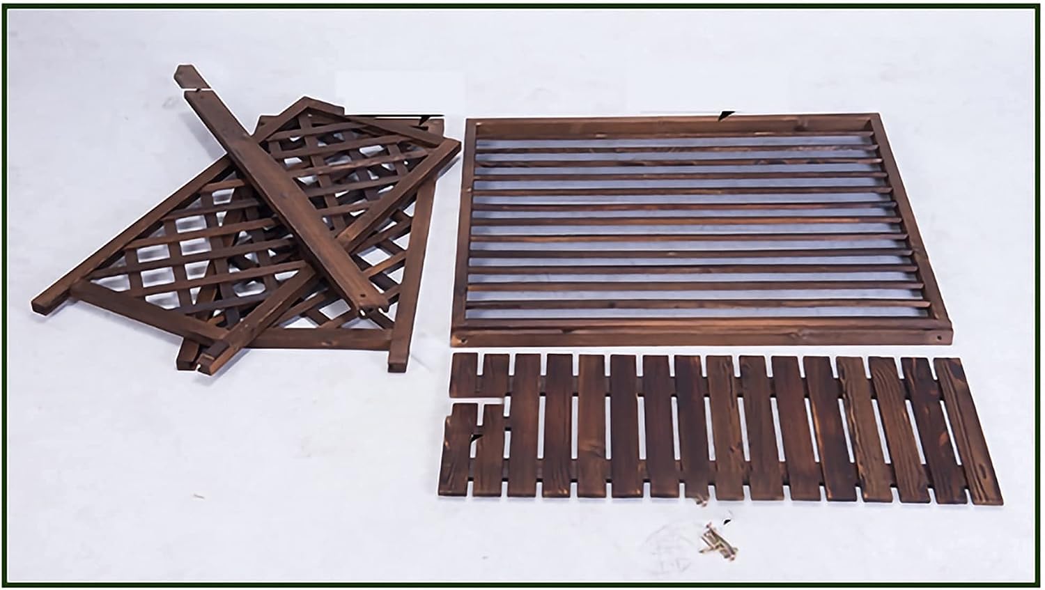  Housse Climatiseur Extérieur Couverture,Climatiseur Clôture écran Climatiseur Extérieur Machine Support Fleur Stand, Décoration Balcon Extérieur Hôte Abri Climatiseur Couverture Extérieure An, No