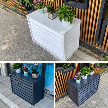 GENERIC Housse De Protection Pour Climatiseur Extérieur En Aluminium Résistant Aux Intempéries