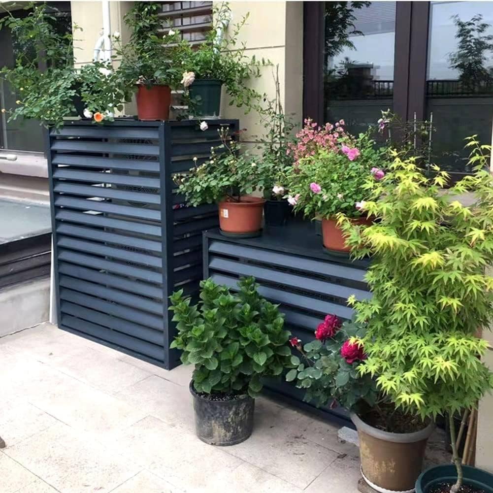 GENERIC Housse De Protection Pour Climatiseur Extérieur En Aluminium Résistant Aux Intempéries