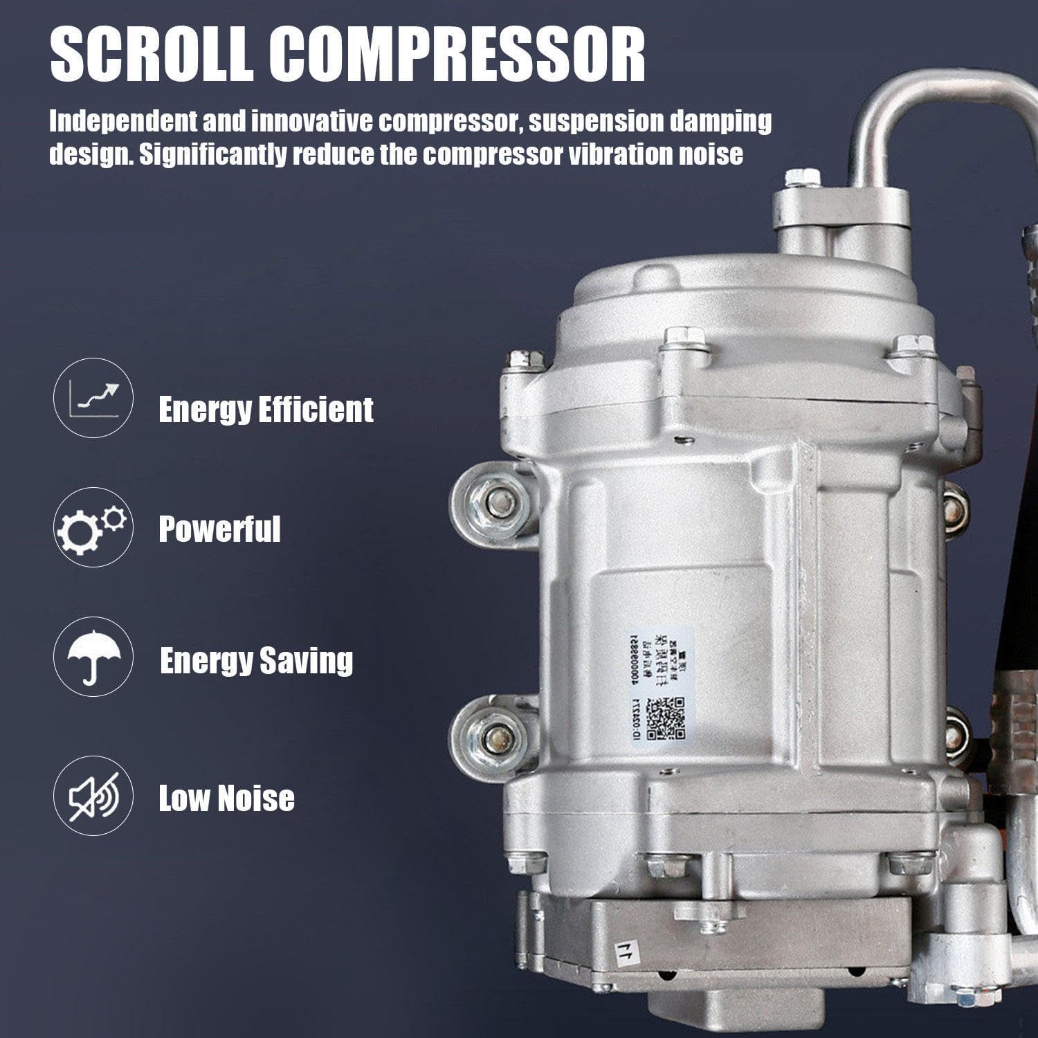  Climatiseur De Toit Avec Compresseur Scroll, Faible Niveau Sonore, Refroidissement De Stationnement 12V/24V Pour Camping-Cars, Camions, Fourgonnettes Et Remorques à Bateaux