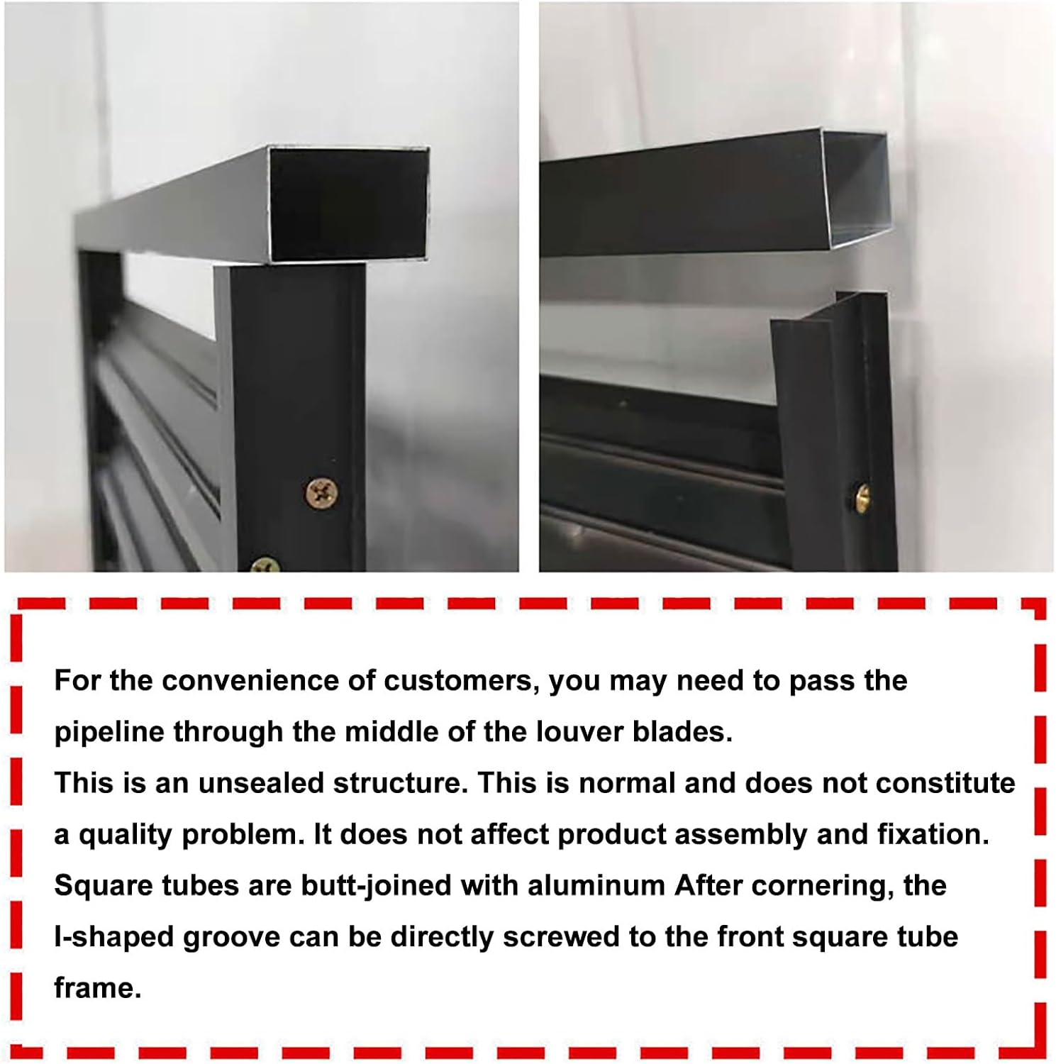 GENERIC Clôture D'intimité En Aluminium Pour Climatiseur – Séparateur Autonome à Persiennes Pour Intérieur Et Extérieur, Réduction Du Bruit – Porte Simple