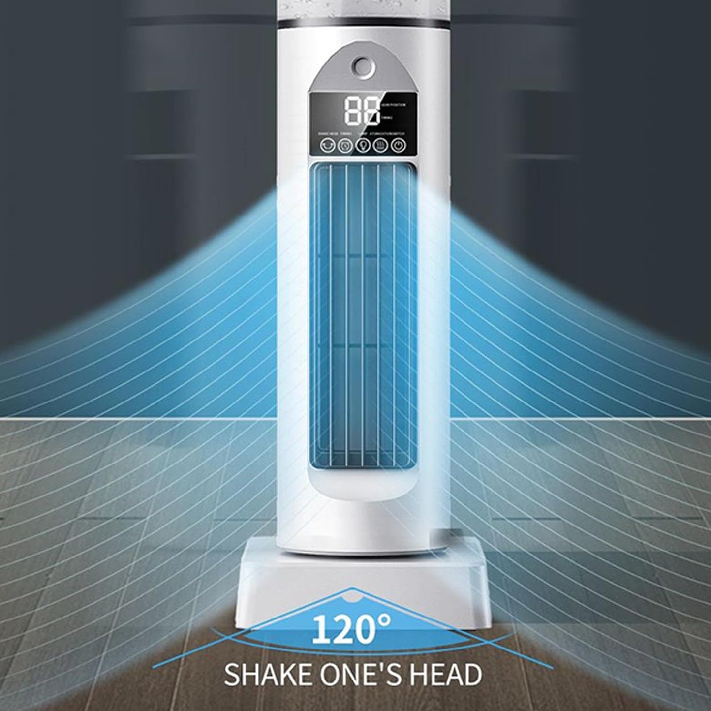  Rafraîchisseur Évaporatif Sans Pales Portable, Mini Climatiseur Personnel À Air Froid Avec Télécommande Et Minuterie, Humidificateur Silencieux Pour Chambre, Bureau Et Dortoir