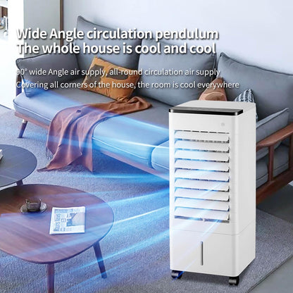 GENERIC Refroidisseur D'air Par évaporation, Réservoir De 9L, 3 Vitesses, Oscillation à 90°, Minuterie 8H, Pour La Maison, Le Bureau, La Chambre à Coucher