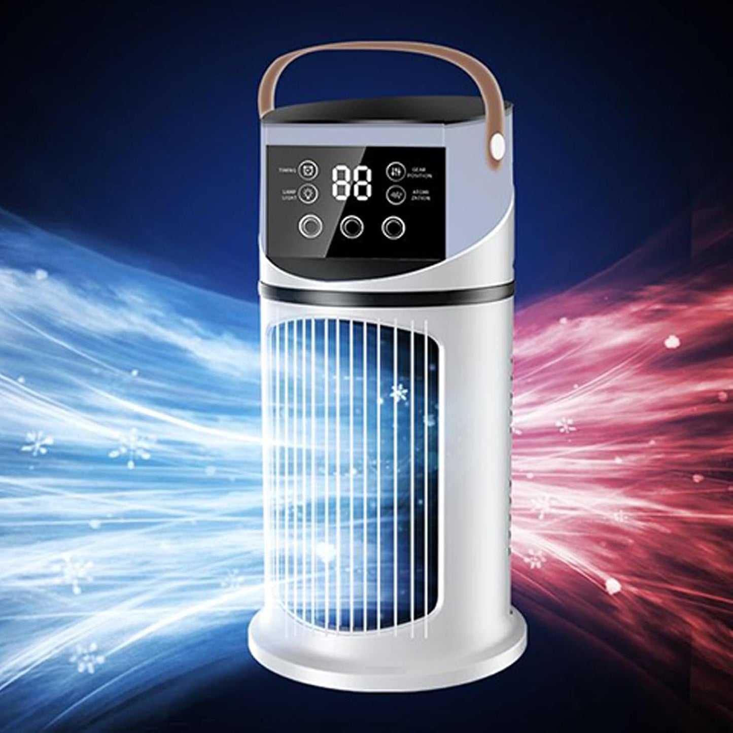  Ventilateur Rafraîchissant USB Portable – Humidificateur D'Air Avec Brume Et 9 Vitesses, Timer 8H, Faible Bruit, Pour Salon, Chambre Et Poste De Travail
