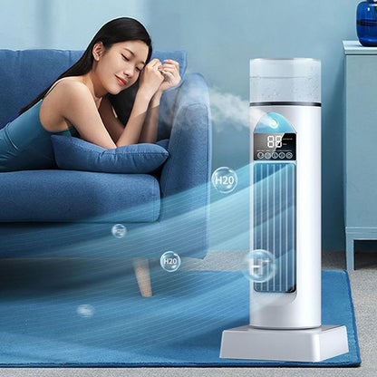  Rafraîchisseur Évaporatif Sans Pales Portable, Mini Climatiseur Personnel À Air Froid Avec Télécommande Et Minuterie, Humidificateur Silencieux Pour Chambre, Bureau Et Dortoir