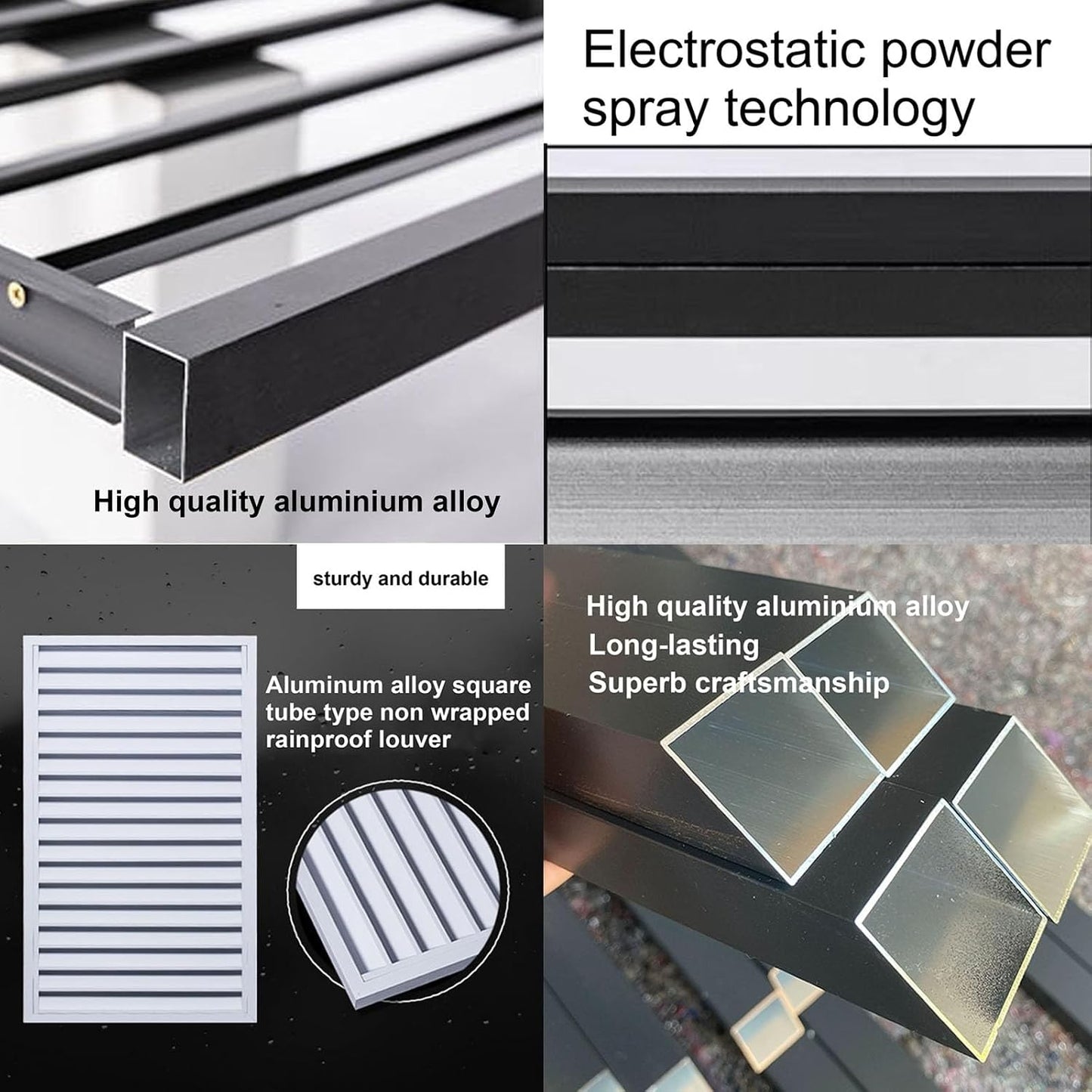 GENERIC Housse De Protection Pour Climatiseur D'extérieur – Isolation En Aluminium Ou Résistant Aux Intempéries Avec Clôture élégante Pour Unités Extérieures, Idéale Pour Toutes Les Saisons