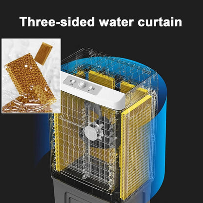  Ventilateur Rafraîchisseur D'air Par évaporation, Climatiseur 3 En 1 Avec Grand Réservoir D'eau Et Humidificateur, Idéal Pour Rafraîchir Des Pièces Jusqu'à 90 M².