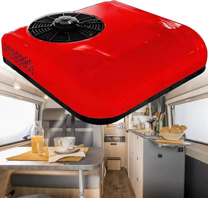  Climatiseur De Toit Avec Compresseur Scroll, Faible Niveau Sonore, Refroidissement De Stationnement 12V/24V Pour Camping-Cars, Camions, Fourgonnettes Et Remorques à Bateaux
