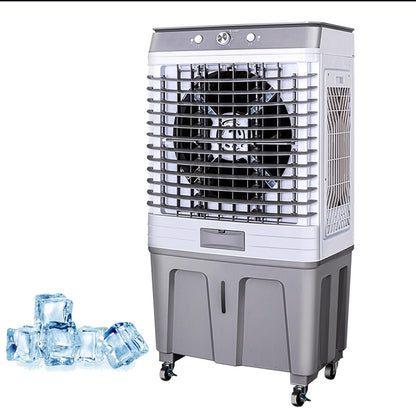 GENERIC Refroidisseur D'air Par évaporation, Réservoir D'eau De 60 L, Oscillation à 120°, 3 Modes Et Vitesses Du Vent – Refroidisseur De Marais Commercial Extérieur