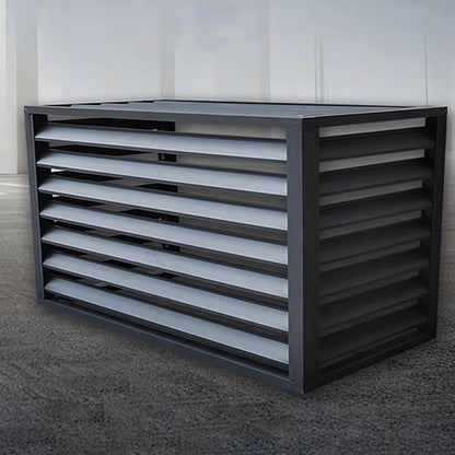  Couvertures En Aluminium Pour Unités Extérieures Résistantes Aux Intempéries Pour Climatiseur Et Pompe à Chaleur, Mini Housse Séparée, Protection Extérieure Durable, Compatible Avec Clôture D'intimité