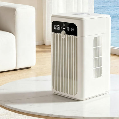  Ventilateur Humidificateur Et RafraîChisseur D'Air Portable Ventilateur Bureau à Refroidissement Par éVaporation Rechargeable Par Usb/Sur Secteur Convient à La Maison Au Bureau