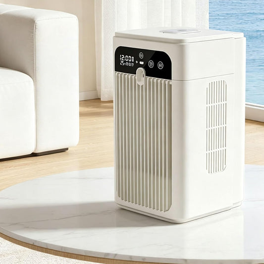  Ventilateur Humidificateur Et RafraîChisseur D'Air Portable Ventilateur Bureau à Refroidissement Par éVaporation Rechargeable Par Usb/Sur Secteur Convient à La Maison Au Bureau