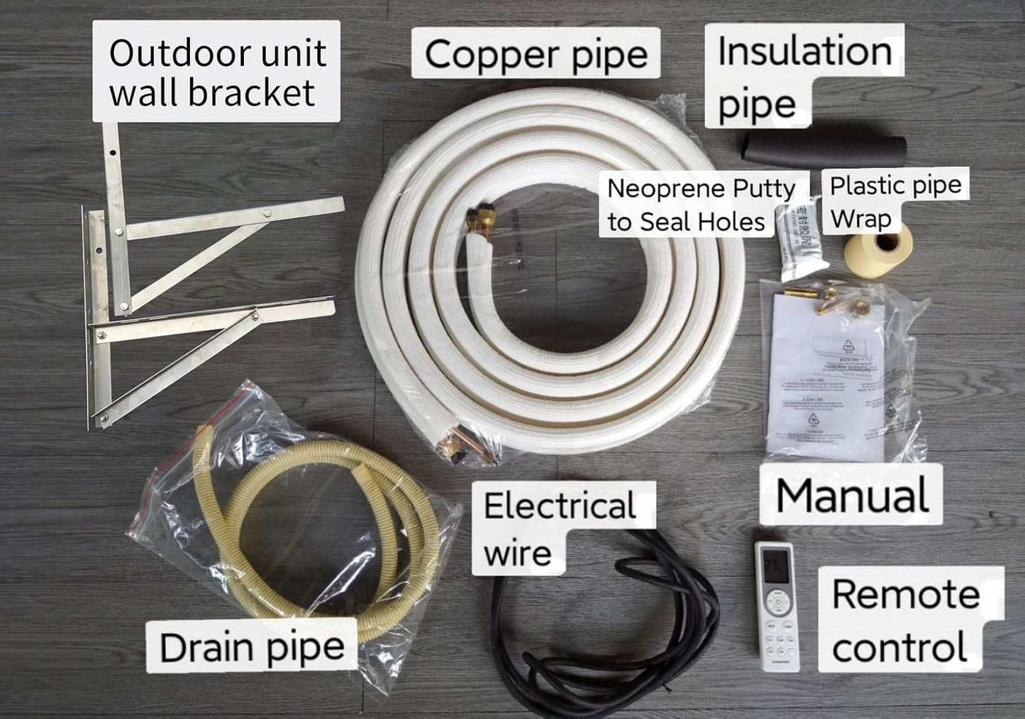 GENERIC 36000BTU Climatiseur Et Chauffage Sans Conduit Multi 12 K Zones Mini Split – 3 Zones