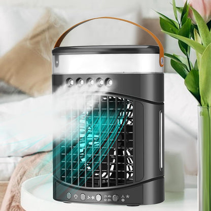 GENERIC Refroidisseur D'air Par évaporation | Refroidisseurs Par évaporation Pour Climatiseur – Chargement USB, 3 Vitesses De Vent, Ventilateurs De Refroidissement D'air à Faible Bruit Pour Petite Pièce,