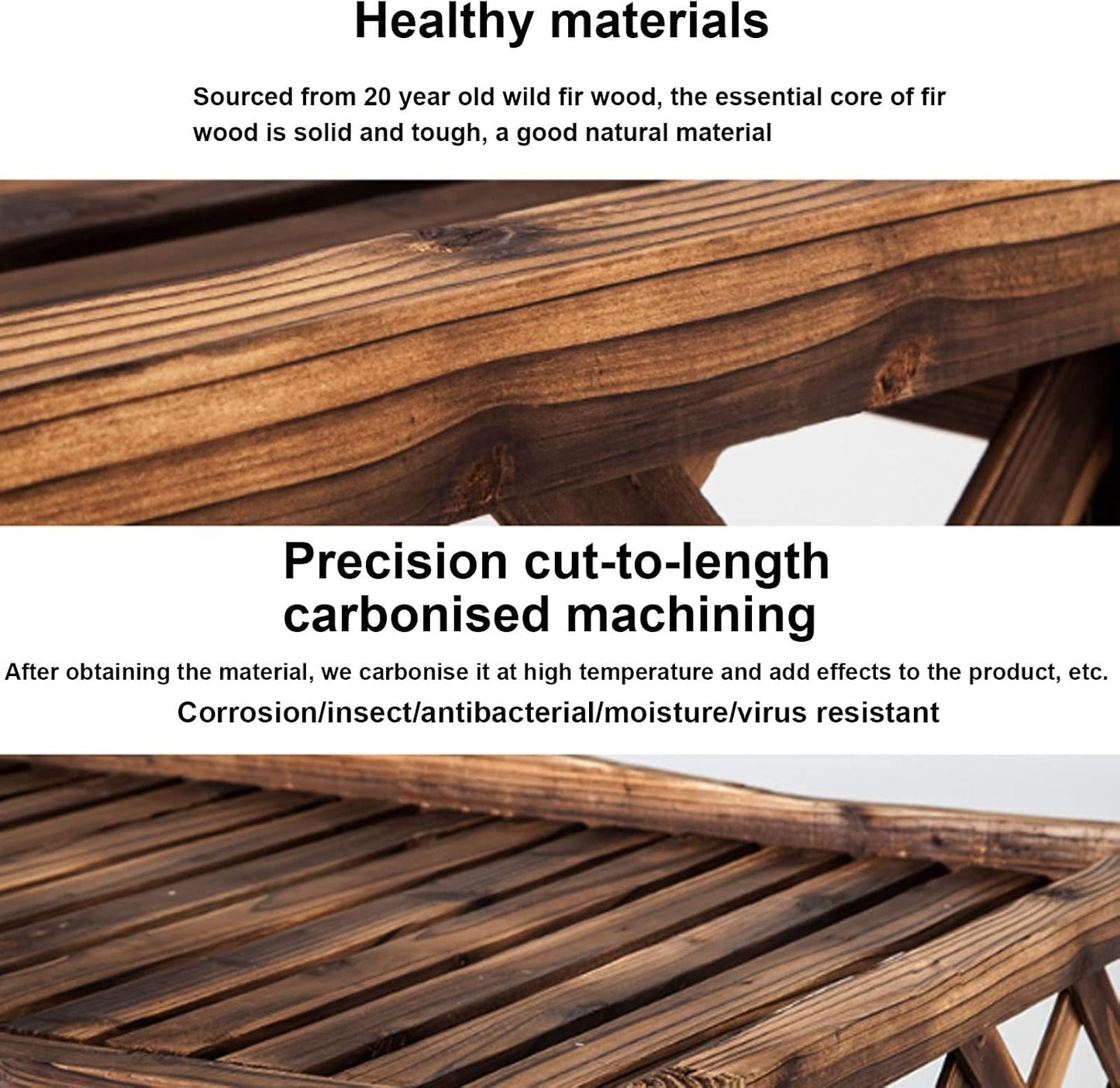 GENERIC Housse De Protection En Bois Pour Climatiseur Extérieur - Clôture En Maille - Résistante Aux Intempéries - Protection Pour Climatiseur Extérieur (taille)