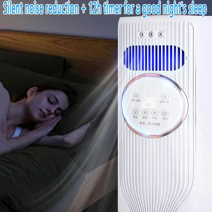 GENERIC Refroidisseur D'air Par évaporation Avec Télécommande, 4 Modes, 3 Vitesses, écran LED, Ventilateur De Refroidissement Portable Avec Minuterie De 12 H, Réservoir De 1,2 L, Design Silencieux Sans Pales