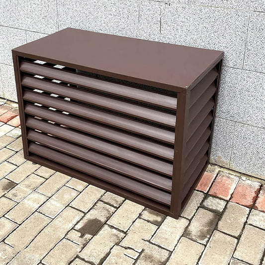 GENERIC Housse En Aluminium Pour Climatiseur – Protection Contre Les Intempéries Pour Unité Extérieure Centrale Et Résistante Aux Intempéries, Idéale Pour Une Utilisation En Intérieur/extérieur