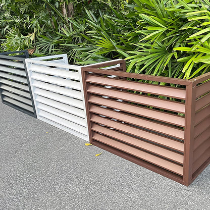 GENERIC Housse De Climatisation Extérieure – Protection Anti-vol Pour Climatiseur Toutes Saisons – Clôture Décorative Pour Unités Divisées Pour Climatiseurs Extérieurs