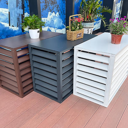  Housse De Protection Pour Climatiseur Extérieur, Anti-vol, Protection Contre Les Intempéries, Protection Contre Les Intempéries Pour Unités Extérieures